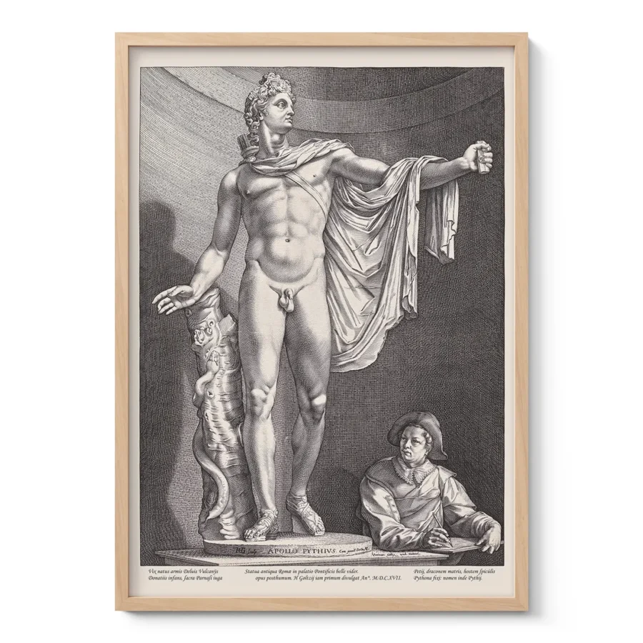 Greek Mythology Poster – Apollo Belvedere Print