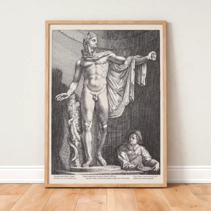 Greek Mythology Poster – Apollo Belvedere Print