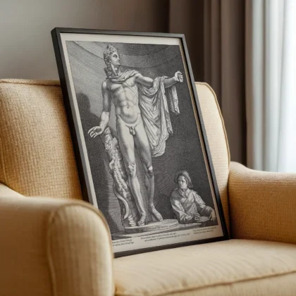 Greek Mythology Poster – Apollo Belvedere Print