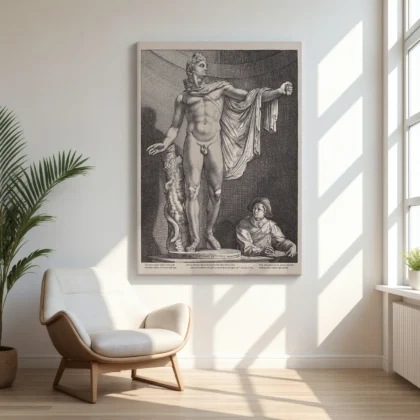 Greek Mythology Poster – Apollo Belvedere Print