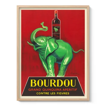 Bourdou Vintage Advertising Poster by Leonetto Cappiello