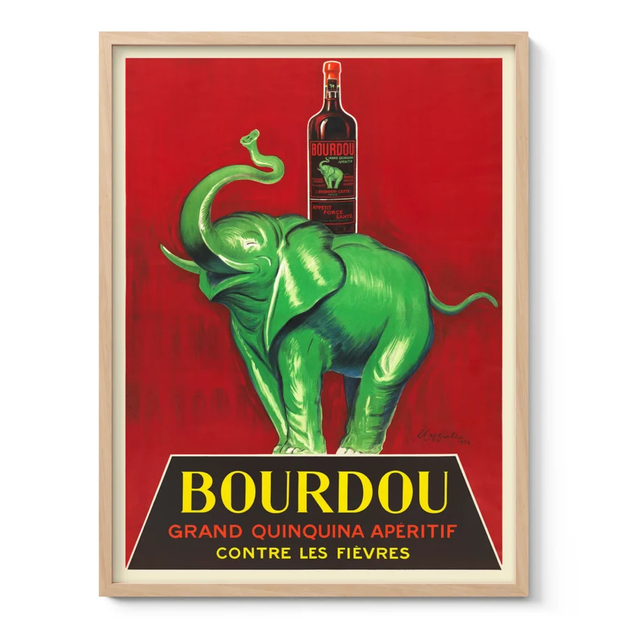 Bourdou Vintage Advertising Poster by Leonetto Cappiello