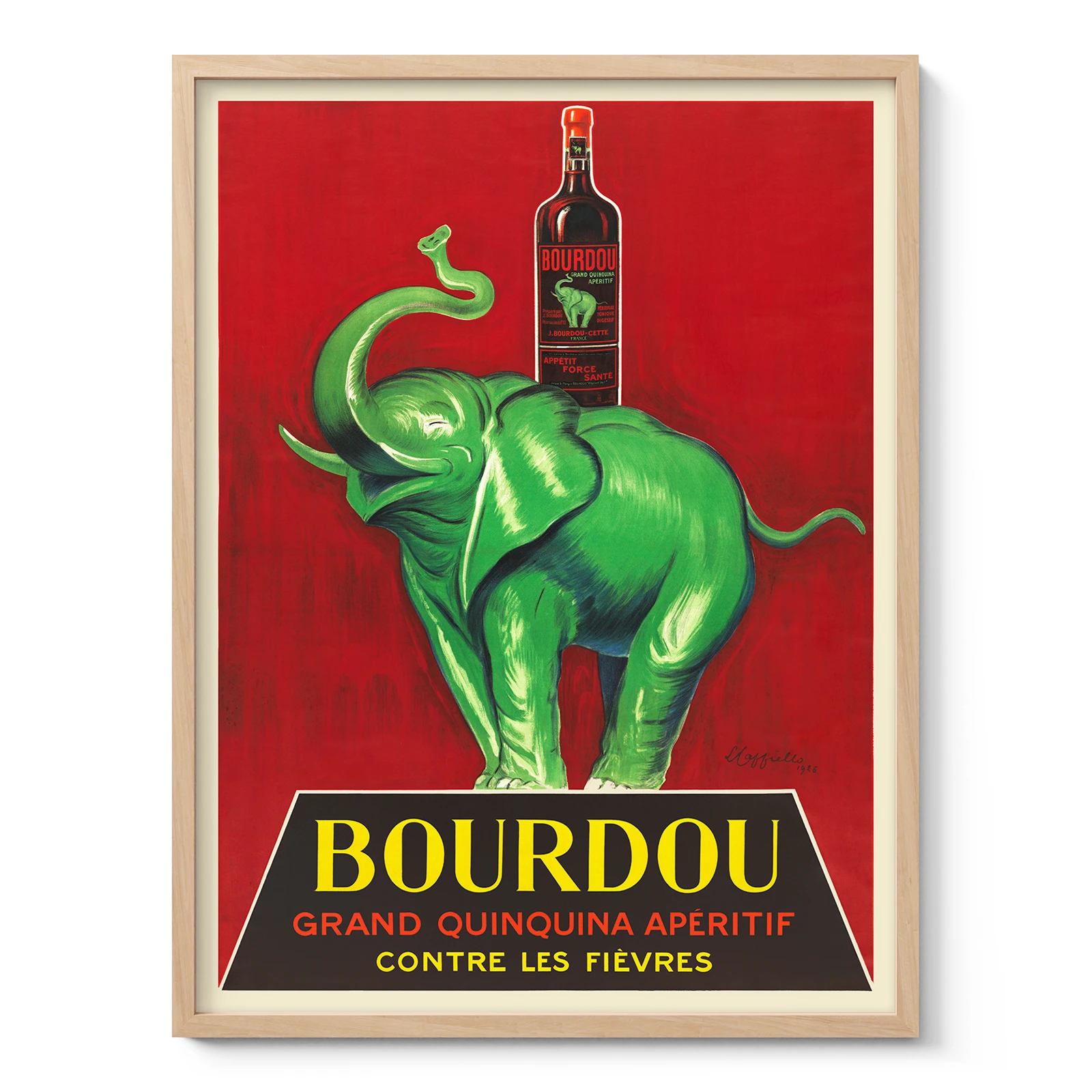 Bourdou Vintage Advertising Poster by Leonetto Cappiello