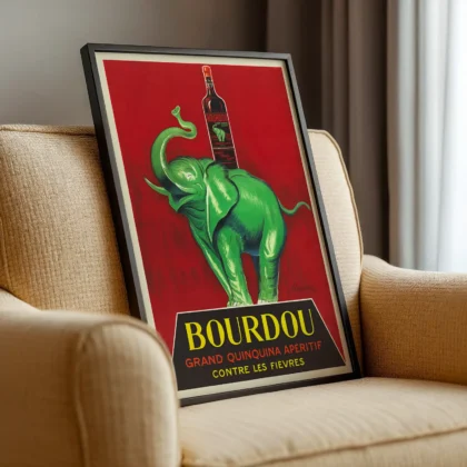 Bourdou Vintage Advertising Poster by Leonetto Cappiello