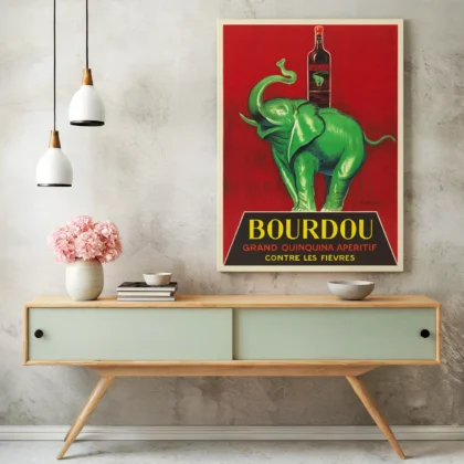 Bourdou Vintage Advertising Poster by Leonetto Cappiello