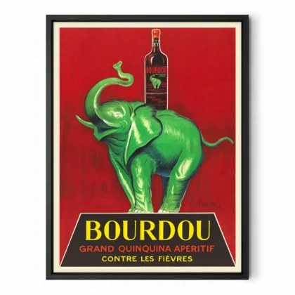 Bourdou Vintage Advertising Poster by Leonetto Cappiello
