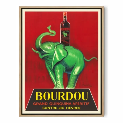 Bourdou Vintage Advertising Poster by Leonetto Cappiello