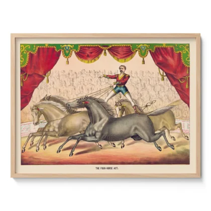 Circus Horse Poster – Vintage Wall Art