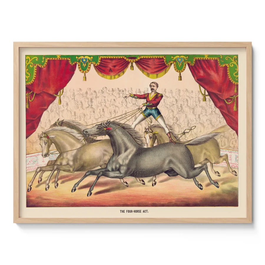 Circus Horse Poster – Vintage Wall Art