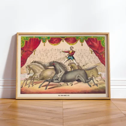 Circus Horse Poster – Vintage Wall Art