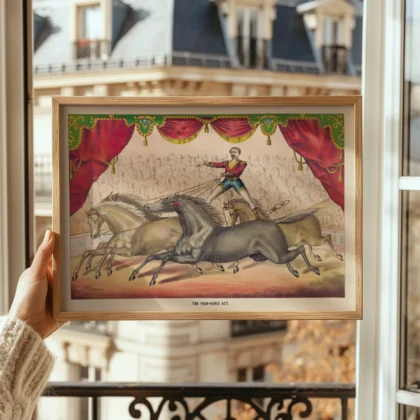 Circus Horse Poster – Vintage Wall Art