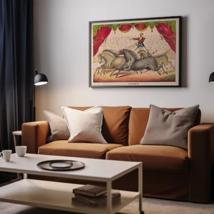 Circus Horse Poster – Vintage Wall Art