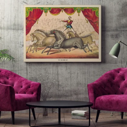 Circus Horse Poster – Vintage Wall Art