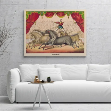 Circus Horse Poster – Vintage Wall Art