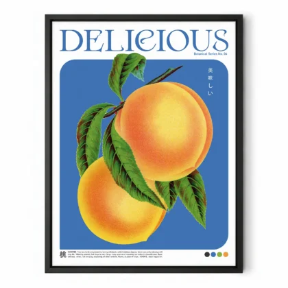 Delicious Peach Kitchen Wall Art