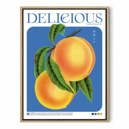 Delicious Peach Kitchen Wall Art