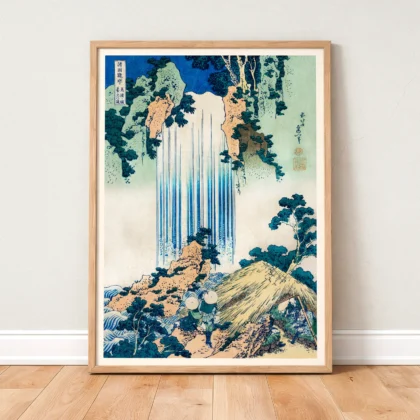 Katsushika Hokusai Print – Yoro Waterfall in Mino Province