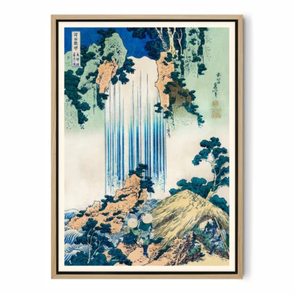 Katsushika Hokusai Print – Yoro Waterfall in Mino Province