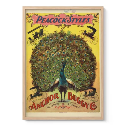 Peacock Styles – Vintage Advertising Print