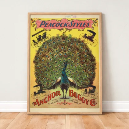 Peacock Styles – Vintage Advertising Print