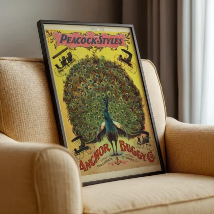 Peacock Styles – Vintage Advertising Print