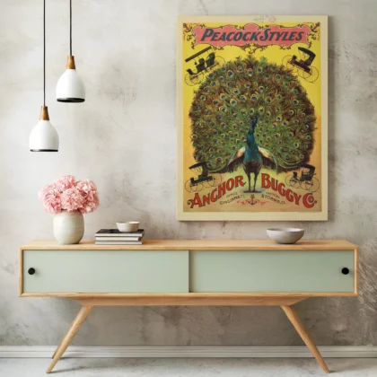 Peacock Styles – Vintage Advertising Print