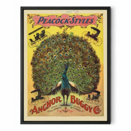 Peacock Styles – Vintage Advertising Print