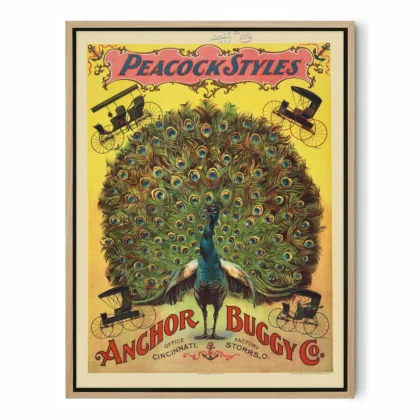 Peacock Styles – Vintage Advertising Print