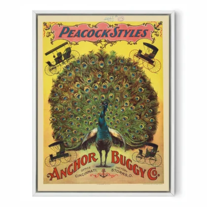 Peacock Styles – Vintage Advertising Print
