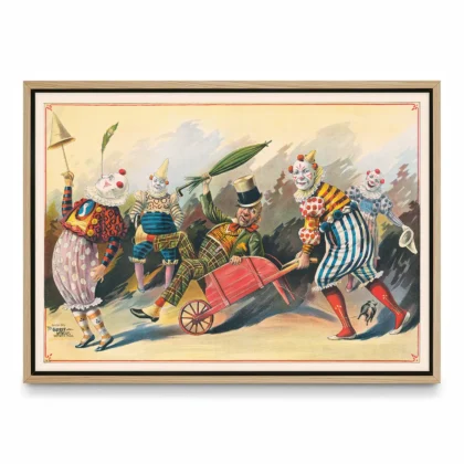 Retro Clown Poster – Vintage Circus Wall Art
