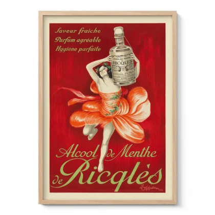 Ricqlès Vintage Advertising Poster by Leonetto Cappiello