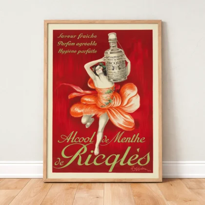 Ricqlès Vintage Advertising Poster by Leonetto Cappiello