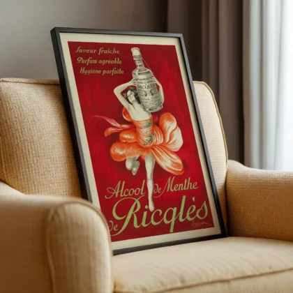 Ricqlès Vintage Advertising Poster by Leonetto Cappiello