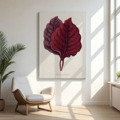 Vintage Amaranth Botanical Art Print