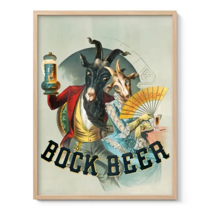 Vintage Beer Poster – Advertising Wall Art