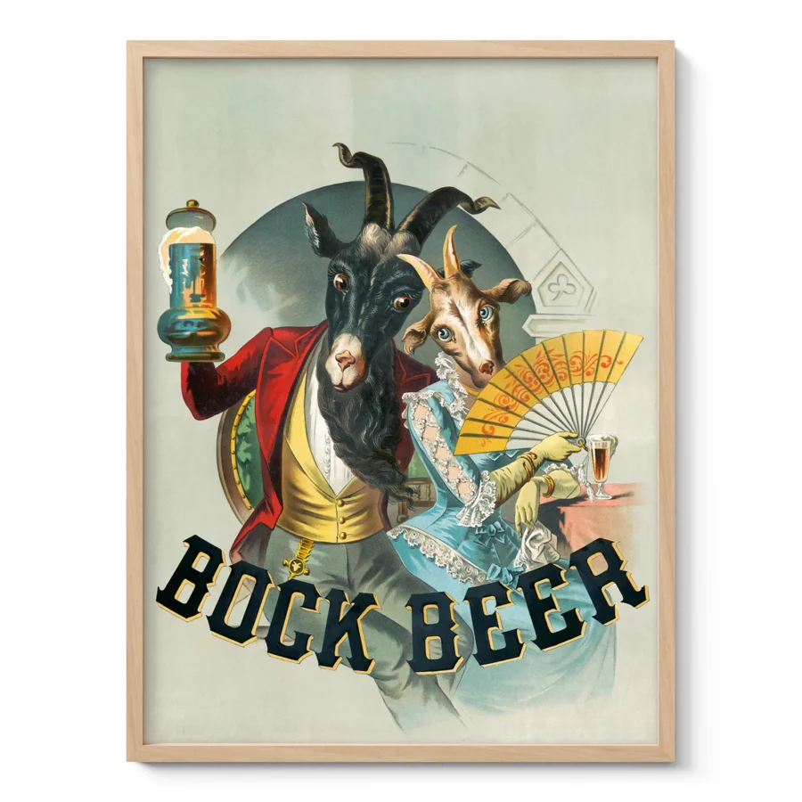 Vintage Beer Poster – Advertising Wall Art