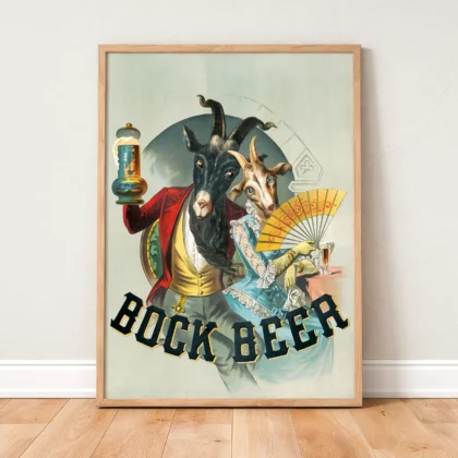 Vintage Beer Poster – Advertising Wall Art