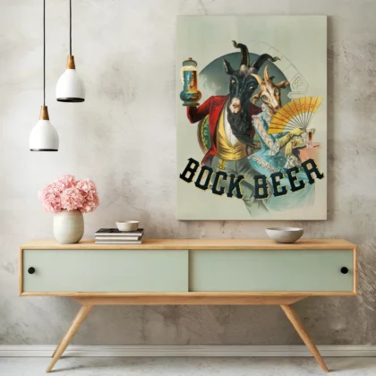 Vintage Beer Poster – Advertising Wall Art