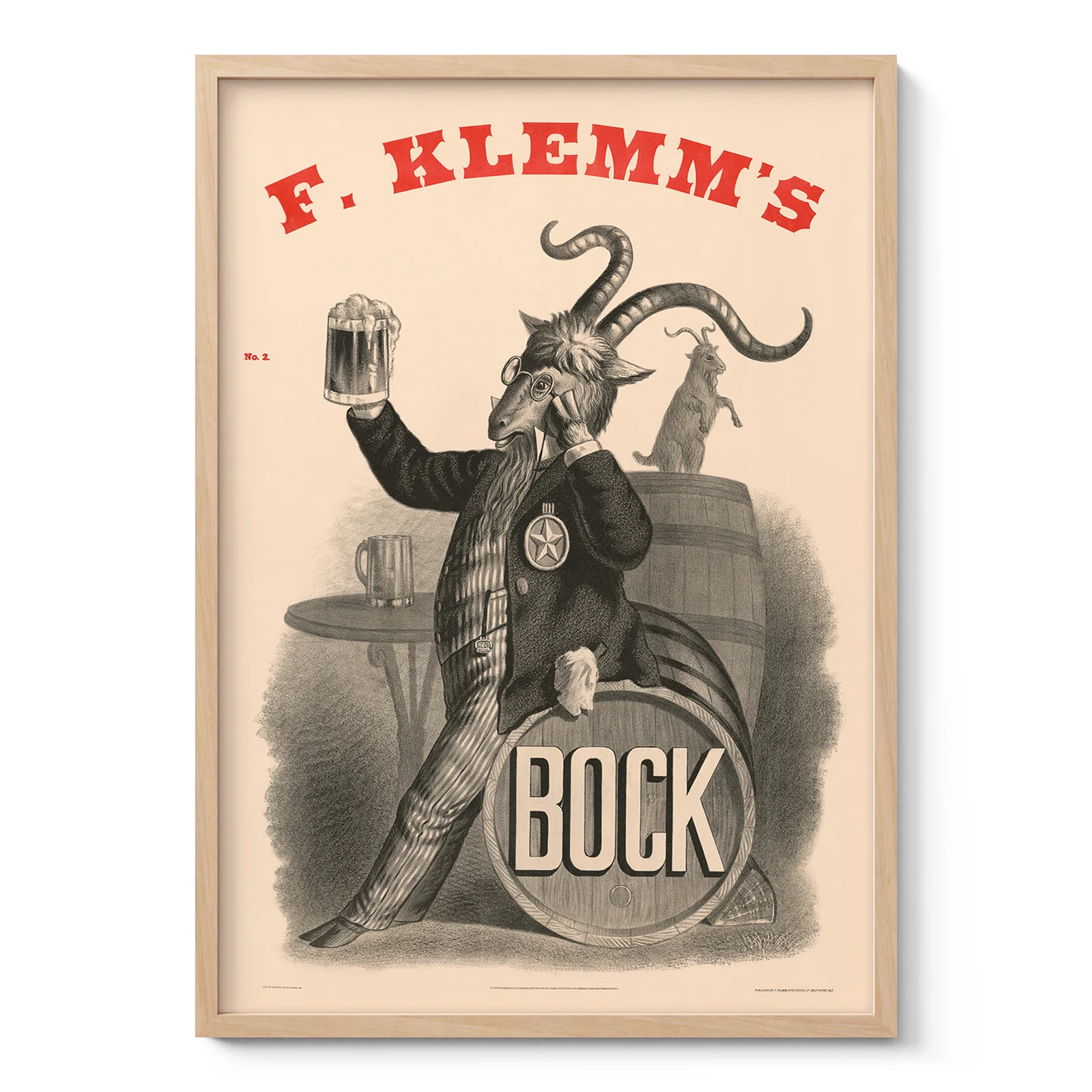Vintage Beer Poster – Retro Brewery Wall Art