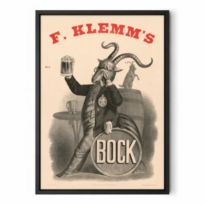 Vintage Beer Poster – Retro Brewery Wall Art