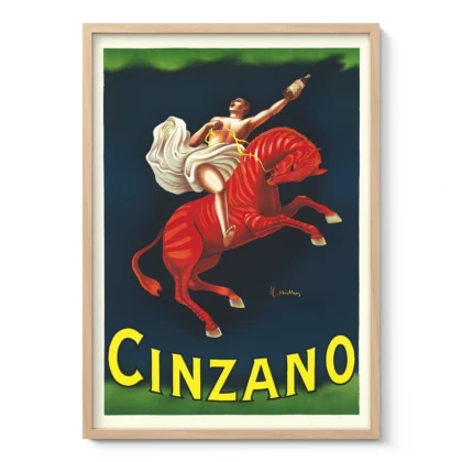 Vintage Cinzano Vermouth Wall Art by Leonetto Cappiello