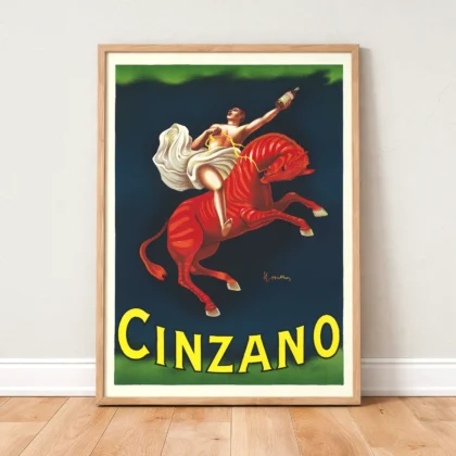 Vintage Cinzano Vermouth Wall Art by Leonetto Cappiello