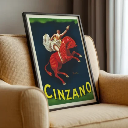 Vintage Cinzano Vermouth Wall Art by Leonetto Cappiello