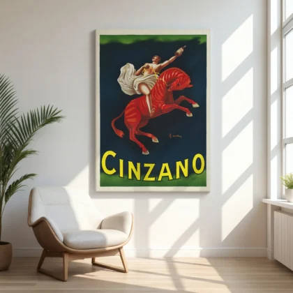 Vintage Cinzano Vermouth Wall Art by Leonetto Cappiello