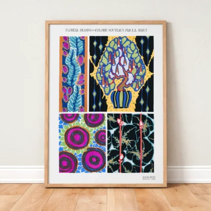Vintage Decorative Ornament Print by E. A. Seguy