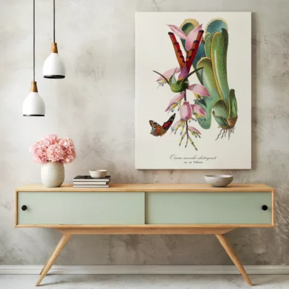 Vintage Hummingbird Wall Art by Paul Gervais