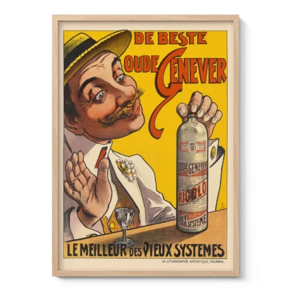 Vintage Liquor Advertising Poster