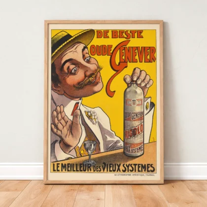 Vintage Liquor Advertising Poster