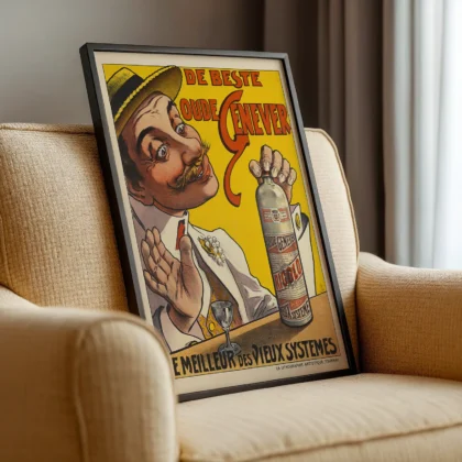 Vintage Liquor Advertising Poster