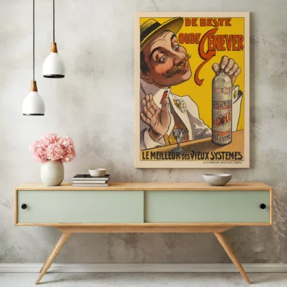 Vintage Liquor Advertising Poster